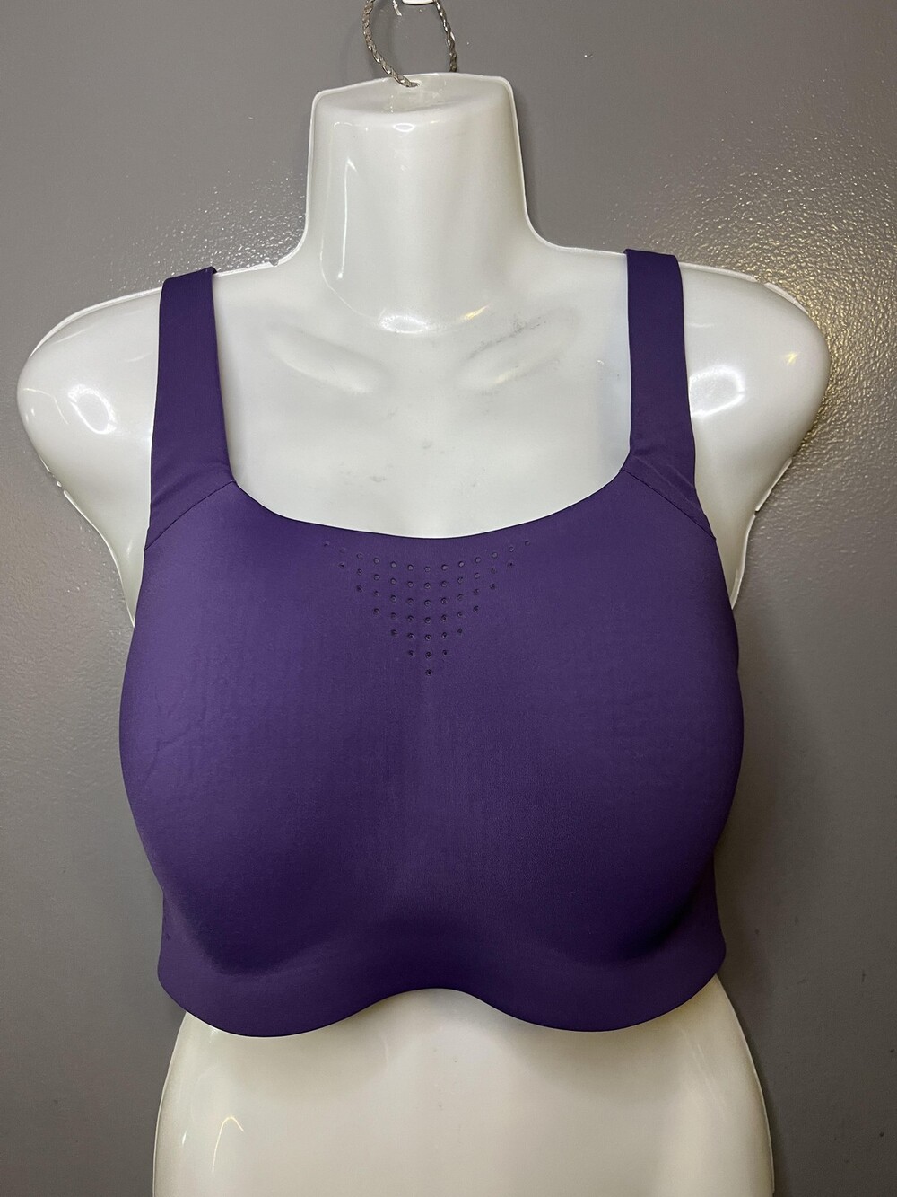 Victoria's Secret Bra Womens 34DDD Purple Seamless Longline Wireless Padded